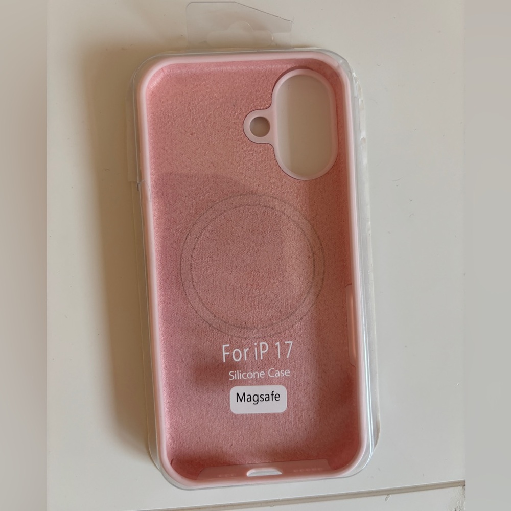 iPhone 17 pink phone case